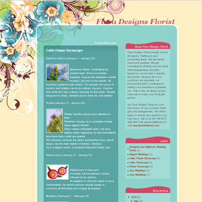 Flora Designs Florist Search Optimized Blog